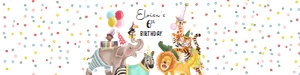 Water Bottle Label Party Animals 0482 design preview