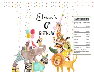 Chip Bag Party Animals 0482 design preview