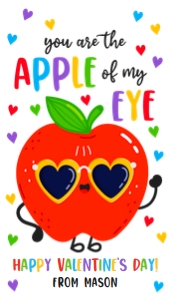 Valentine Tag Apple of my Eye Apples 0370 design preview