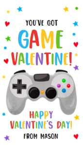 Valentine Tag You've got Game Game Controler 2 0370 design preview