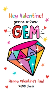 Valentine Tag True Gem Face 0370 design preview