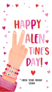 Valentine Tag Bracelet Hand 0370 design preview