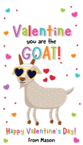 Valentine Tag Goat 0370 design preview