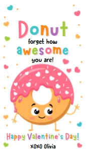 Valentine Tag Donut 0370 design preview