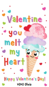 Valentine Tag Ice Cream 0370 design preview