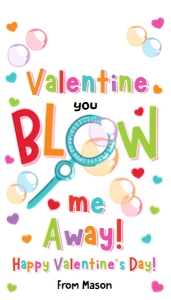 Valentine Tag Bubbles Neutral 0370 design preview