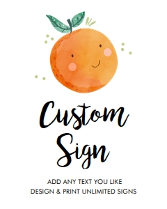 Custom Sign Little Cutie 0330 design preview