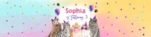 Water Bottle Label Cats 0460 design preview