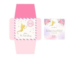 Tooth Fairy Letter Pink Purple 0526 design preview