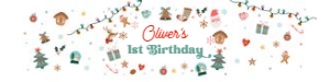 Water Bottle Label Christmas Elements Neutral 0529 design preview