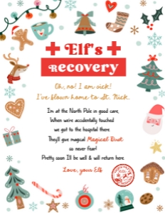 Elf Letter Christmas Elements Elf Recovery Letter Neutral 0529 design preview