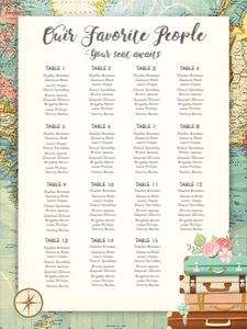 Seating Chart Adventure 0044 design preview
