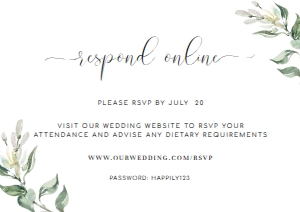 MUG-GRE-2-B154 - MUTED GREENERY - GREEN - RSVP CARD - A7: MUG-GRE-1-B156 - MUTED GREENERY - GREEN - WEDDING INVITATION SUITE
