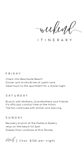 LUC-WHT-16-B553 - LUCAS SCRIPT - WHITE - SMARTPHONE WEEKEND ITINERARY - 3 DAY: LUC-WHT-16-B553 - LUCAS SCRIPT - WHITE - SMARTPHONE WEEKEND ITINERARY