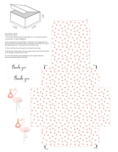DOT-WHT-6-B1285 - POLKA DOT - WHITE - FAVOUR BOXES - LETTER: DOT-PNK-6-B1285 - POLKA DOT - PINK - FAVOUR BOXES