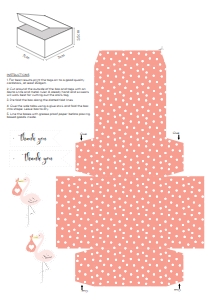 DOT-PNK-6-B1285 - POLKA DOT - PINK - FAVOUR BOXES - A4: DOT-PNK-6-B1285 - POLKA DOT - PINK - FAVOUR BOXES