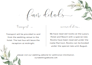 MUG-GRE-2-B155 - MUTED GREENERY - GREEN - DETAILS CARD - A6: MUG-GRE-1-B156 - MUTED GREENERY - GREEN - WEDDING INVITATION SUITE