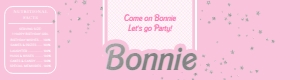 BAR-PNK-6-B2649 - BARBIE PARTY - PINK SILVER - WATER BOTTLE LABEL - 7.5" x 2": BAR-PNK-6-B2649 - BARBIE PARTY - PINK SILVER - WATER BOTTLE LABEL