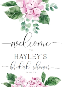 FER-PNK-3-B999 - FERRAS BLOSSOM - PINK - WELCOME SIGN - A1: FER-PNK-3-B999 - FERRAS BLOSSOM - PINK - WELCOME SIGN