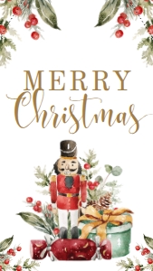 NUT-WHT-6-B1736 - NUTMEG NOEL - WHITE - MERRY CHRISTMAS TAG - 4.5cm x cm: NUT-WHT-6-B1736 - NUTMEG NOEL - WHITE - MERRY CHRISTMAS FAVOR TAG