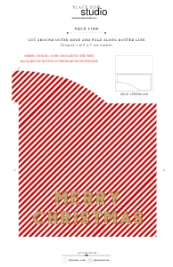 STR-RDE-14-B1799 - STRIPE - RED WHITE - CHRISTMAS GIFT CERTIFICATE HOLDER - 11" x 17": STR-RDW-14-B1798 - STRIPE - RED WHITE - CHRISTMAS GIFT CERTIFICATE