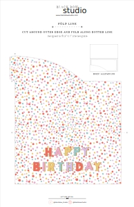 DOT-MLT-14-B1801 - DOT - MULTI - GIFT CERTIFICATE HOLDER - 11" x 17": DOT-MLT-14-B3329 - DOT - MULTI - BIRTHDAY GIFT CERTIFICATE