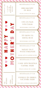 STR-RPK-14-B1826 - STRIPE - RED PINK - MOTHER'S DAY LOVE COUPONS CERTIFICATE - DL: STR-RPK-14-B1826 - STRIPE - RED PINK - MOTHER'S DAY LOVE COUPONS CERTIFICATE