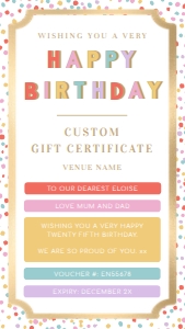 DOT-MLT-14-B1833 - DOT - MULTI - BIRTHDAY SMARTPHONE GIFT CERTIFICATE - 1080px x 1920px: DOT-MLT-14-B1833 - DOT - MULTI - BIRTHDAY SMARTPHONE GIFT CERTIFICATE