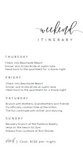 LUC-WHT-16-B553 - LUCAS SCRIPT - WHITE - SMARTPHONE WEEKEND ITINERARY - 4 DAY: LUC-WHT-16-B553 - LUCAS SCRIPT - WHITE - SMARTPHONE WEEKEND ITINERARY