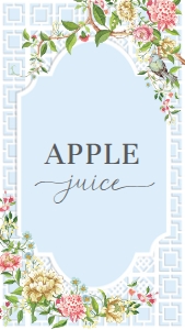 TRI-BLU-6-B2072 - TRIANON -BLUE - MIMOSA JUICE TAGS - 8cm x 4.5cm: TRI-BLU-7-B2064 - TRIANON - BLUE - MIMOSA BAR SIGN AND JUICE TAGS