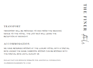 EST-WHT-2-B2089 - ESTELLE - WHITE - FINER DETAILS - 5.5" x 4": EST-WHT-1-B2095 - ESTELLE - WHITE - WEDDING INVITATION SUITE