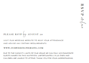EST-WHT-2-B2090 - ESTELLE - WHITE - RSVP CARD - A7: EST-WHT-1-B2095 - ESTELLE - WHITE - WEDDING INVITATION SUITE