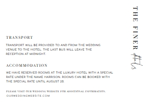 EST-WHT-2-B2089 - ESTELLE - WHITE - FINER DETAILS - 3.5" x 5": EST-WHT-1-B2095 - ESTELLE - WHITE - WEDDING INVITATION SUITE