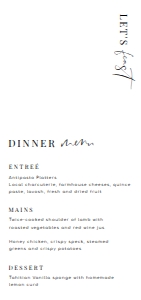 EST-WHT-12-B2111 - ESTELLE - WHITE - MENU - DL: EST-WHT-12-B2111 - ESTELLE - WHITE - MENU
