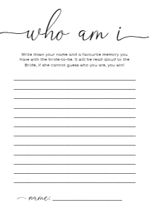 QSC-WHT-10-B2112 - QUINN SCRIPT - WHITE - WHO AM I GAME - A5: QSC-WHT-10-B2112 - QUINN SCRIPT - WHITE - WHO AM I GAME