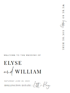EST-WHT-3-B2119 - ESTELLE - WHITE - WELCOME SIGN - 18" x 24": EST-WHT-3-B2119 - ESTELLE - WHITE - WELCOME SIGN