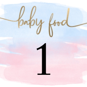 WAT-PNB-10-B2335 - WATERCOLOUR PINK BLUE - GOLD - BABY FOOD GAME NUMBERS - 2" x 2": WAT-PNB-10-B911 - WATERCOLOUR PINK BLUE - GOLD - GUESS THE BABY FOOD GAME