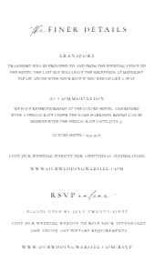 ELE-WHT-16-B2435 - ELLESMERE - WHITE - SMARTPHONE WEDDING DETAILS - 1080px - 1920px: ELE-WHT-16-B2434 - ELLESMERE - WHITE - SMARTPHONE WEDDING INVITATION