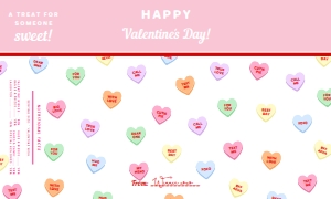 CNH-WHT-6-B2405 - CONVERSATION HEARTS - WHITE - SWEETHEART CHOCOLATE WRAPPER - 3.6" x 6": CNH-WHT-6-B2405 - CONVERSATION HEARTS - WHITE - SWEETHEART CHOCOLATE WRAPPER