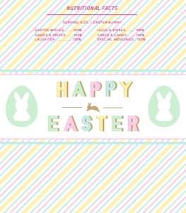 STR-PMT-6-B2613 - STRIPE - PASTEL MULTI - EASTER CHOCOLATE WRAPPER - 5.25" x 6": STR-PMT-6-B2613 - STRIPE - PASTEL MULTI - EASTER CHOCOLATE WRAPPER