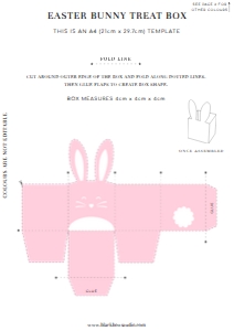 EAS-MLT-6-B2624 - EASTER - MULTI - EASTER BUNNY BOX - A4: EAS-MLT-6-B2624 - EASTER - MULTI - EASTER BUNNY BOX