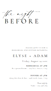 ELE-WHT-16-B2723 - ELLESMERE - WHITE - REHEARSAL DINNER SMARTPHONE INVITATION - 1080px x 1920px: ELE-WHT-16-B2723 - ELLESMERE - WHITE - REHEARSAL DINNER SMARTPHONE INVITATION