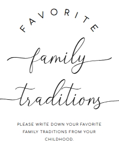 QSC-WHT-10-B2458 - QUINN SCRIPT - WHITE - FAMILY TRADITIONS GAME SIGN - 8" x 10": QSC-WHT-10-B2458 - QUINN SCRIPT - WHITE - FAMILY TRADITIONS GAME