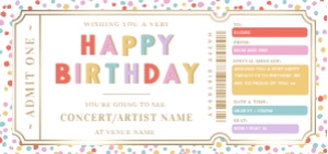 DOT-MLT-14-B2863 - DOT - MULTI - CONCERT GIFT CERTIFICATE - DL: DOT-MLT-14-B2863 - DOT - MULTI - CONCERT GIFT CERTIFICATE