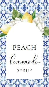 MED-BLU-6-B2905 - THE MED - LEMONS - LEMONADE BAR TAGS - 2" x 3.5": MED-BLU-7-B2905 - THE MED - LEMONS - LEMONADE SIGN - ARCH