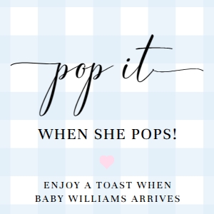 GIN-BLU-6-B2829 - GINGHAM - BLUE - POP IT FAVOUR BOTTLE LABEL - 2" x 2": GIN-BLU-6-B2829 - GINGHAM - BLUE - POP IT FAVOURS