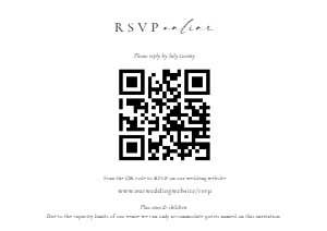 ELE-WHT-2-B2977 - ELLESMERE - WHITE - RSVP QR CODE - A7: ELE-WHT-1-B2975 - ELLESMERE - WHITE - MONOGRAM WEDDING INVITATION SUITE
