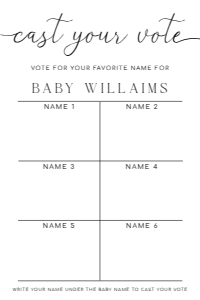 QIN-WHT-10-B3031 - QUINN - WHITE - NAME VOTING BOARD - 24" x 36": QIN-WHT-10-B3031 - QUINN - WHITE - NAME VOTING BOARD