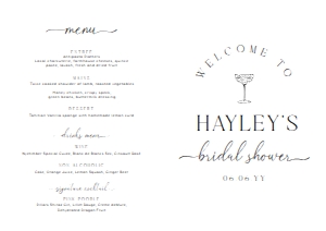 QIN-WHT-10-B3036 - QUINN SCRIPT - WHITE - BRIDAL SHOWER GAME BOOKLET - A4: QIN-WHT-10-B3036 - QUINN SCRIPT - WHITE - BRIDAL SHOWER GAME BOOKLET