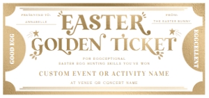 MAR-WHG-14-B3048 - MARGO - WHITE GOLD - EASTER GOLDEN TICKET - DL: MAR-WHG-14-B3048 - MARGO - WHITE GOLD - EASTER GOLDEN TICKET